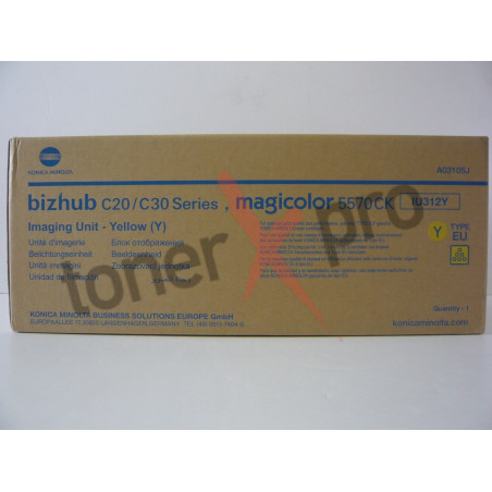 MINOLTA DRUM UNIT YELLOW BIZHUB C20 ORIGINAL AO3105J IU312Y