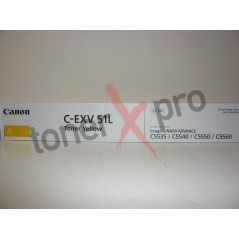 CANON TONER YELLOW IMAGERUNNER ADVANCE C5535 ORIGINAL CEXV51YL