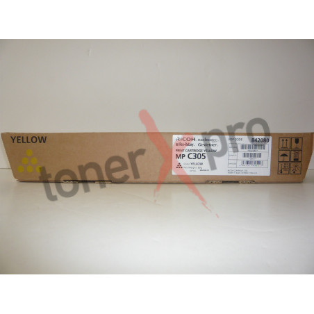 RICOH TONER YELLOW MPC305 ORIGINAL 842080 MP C305