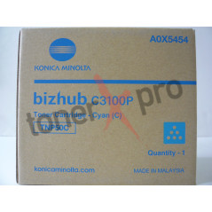 MINOLTA TONER CYAN BIZHUB C3100 ORIGINAL TNP50C A0X5454