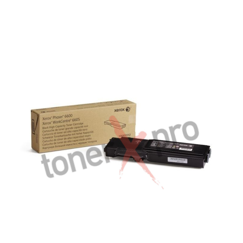 XEROX TONER PHASER 6600/ WC 6605/BLACK/CTG-HC-8K/ 106R02232   ORIGINE