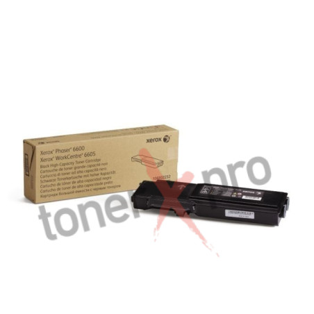 XEROX TONER PHASER 6600/ WC 6605/BLACK/CTG-HC-8K/ 106R02232   ORIGINE