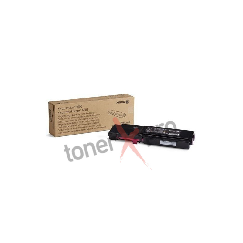 XEROX TONER PHASER 6600/WC 6605/MAGENTA/CTG-HC-6K/ 106R02230 ORIGINE