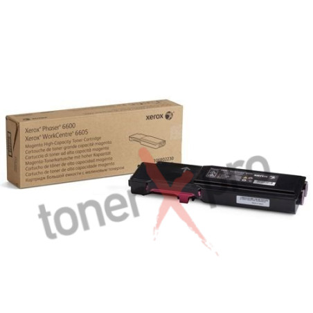 XEROX TONER PHASER PH6600/WC 6605/MAGENT/CTG-HC-6K/ 106R02230 ORIGINE