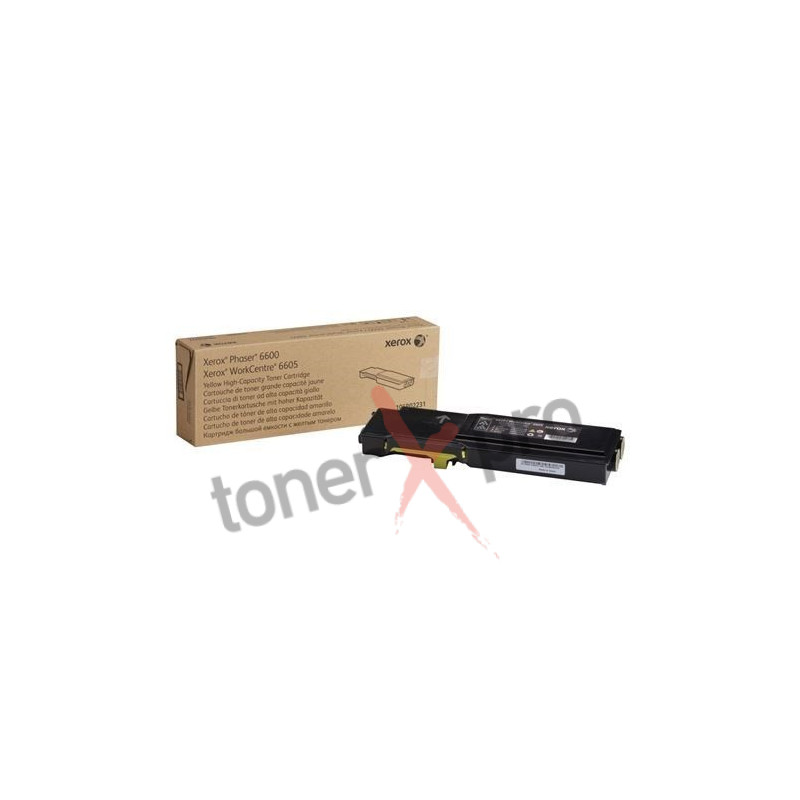 XEROX TONER PHASER 6600/WC 6605/YELLOW/CTG-HC-6K/ 106R02231 ORIGINE