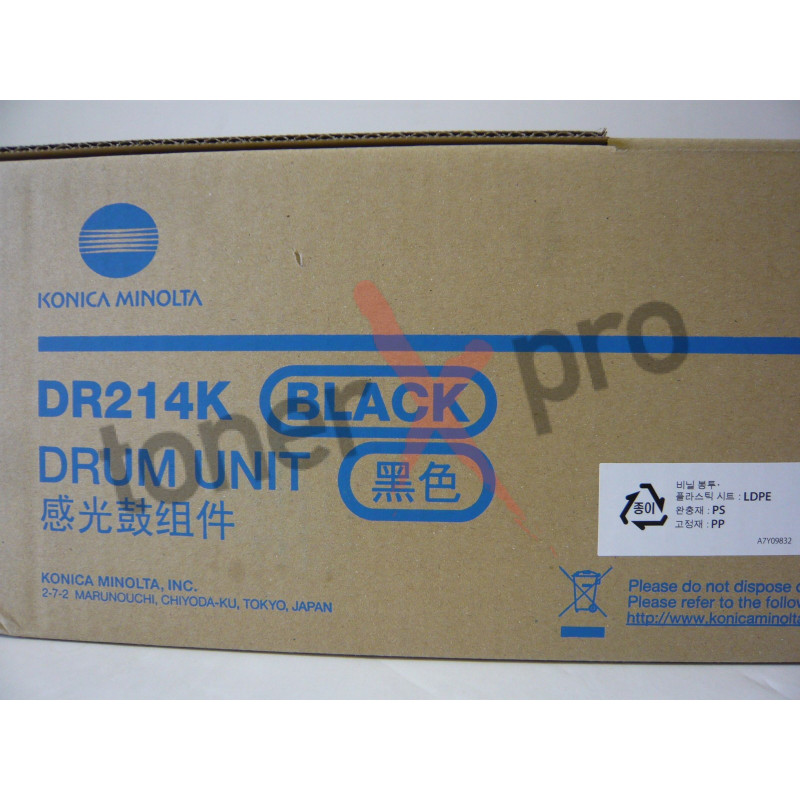 MINOLTA DEVELOP DRUM UNIT BLACK BIZHUB C227 ORIGINAL A85Y0RD IU214 DR214K MINOLTA DEVELOP DRUM UNIT BLACK BIZHUB C227 ORIGINAL A85Y0RD IU214 DR214K