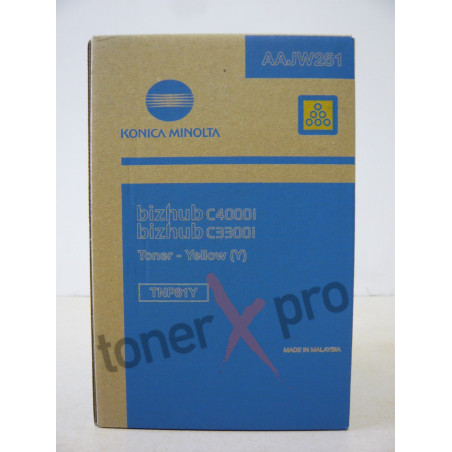 MINOLTA TONER YELLOW BIZHUB C3300I ORIGINAL TNP81Y AAJW251