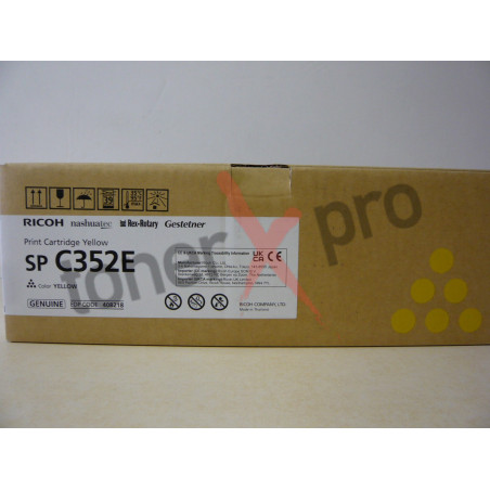 RICOH TONER YELLOW SPC352 ORIGINAL 407386
