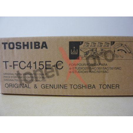 TOSHIBA TONER CYAN E STUDIO 2515AC ORIGINAL 6AJ00000172 TFC415EC