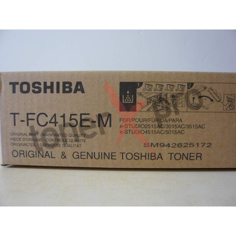 TOSHIBA TONER MAGENTA E STUDIO 2515AC ORIGINAL 6AJ00000178 TFC415 TFC415EM TOSHIBA TONER MAGENTA E STUDIO 2515AC ORIGINAL 6AJ00000178 TFC415 TFC415EM