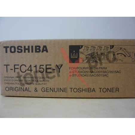 TOSHIBA TONER YELLOW E STUDIO 2515AC ORIGINAL 6AJ00000182 TFC415EY
