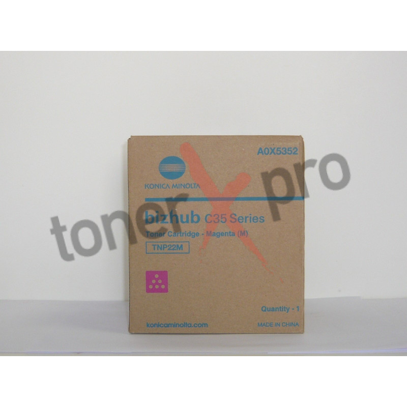 MINOLTA TONER MAGENTA BIZHUB C35P ORIGINAL TNP22 TNP22M A0X5352