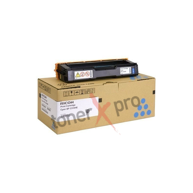 RICOH TONER CYAN SPC310 ORIGINAL 407637 SP C310HE