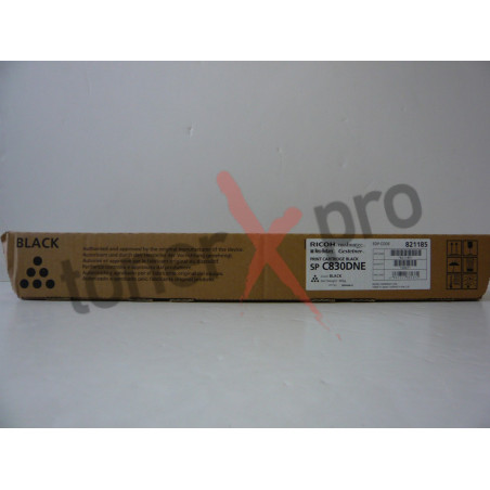 RICOH TONER BLACK SPC830 ORIGINAL 821121 SP C830DNE