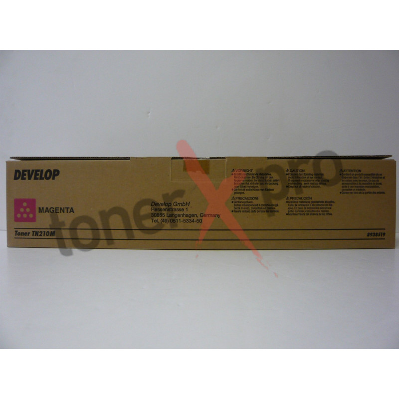 DEVELOP TONER MAGENTA INEO+250 ORIGINAL TN210 TN210M 89385190