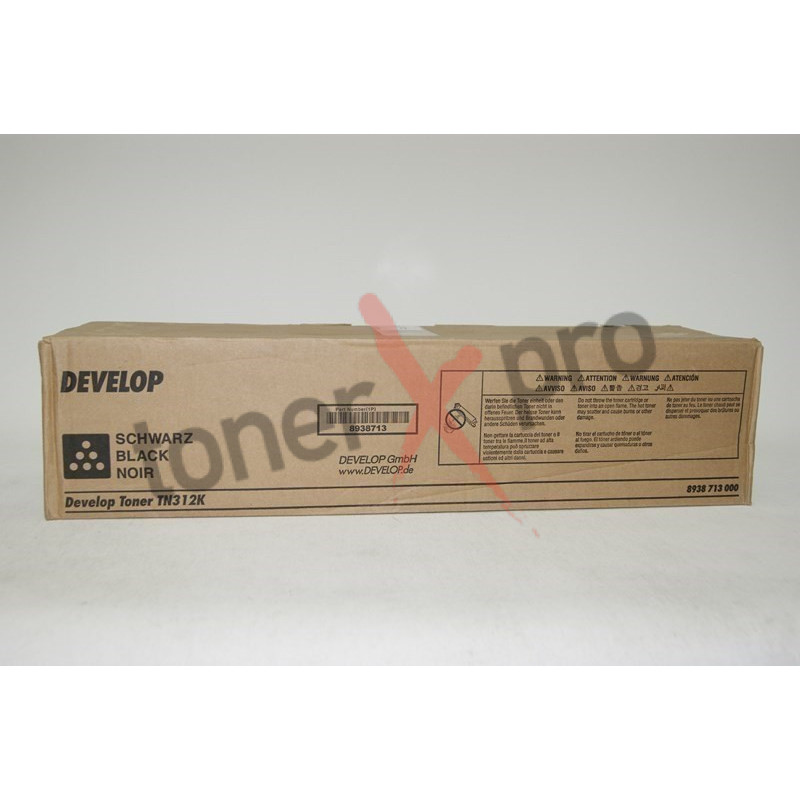 DEVELOP TONER BLACK INEO+351 ORIGINAL TN312 TN312K 8938713 DEVELOP TONER BLACK INEO+351 ORIGINAL TN312 TN312K 8938713