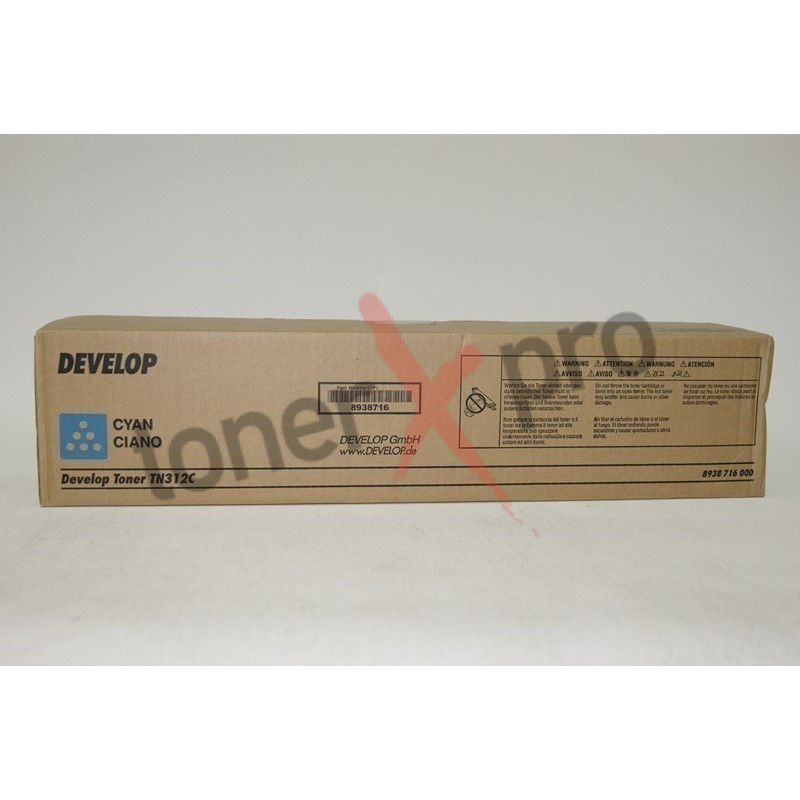 DEVELOP TONER CYAN INEO+351 ORIGINAL TN312 TN312C 8938716