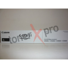 CANON TONER BLACK IMAGERUNNER ADVANCE C5535 ORIGINAL CEXV51