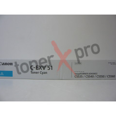 CANON TONER CYAN IMAGERUNNER ADVANCE C5535 ORIGINAL CEXV51C