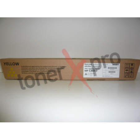 RICOH TONER YELLOW MPC6003 ORIGINAL 841854 MP C6003