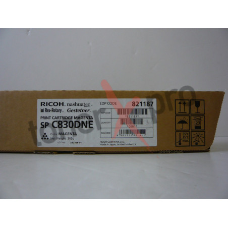 RICOH TONER MAGENTA SPC830 ORIGINAL 821123
