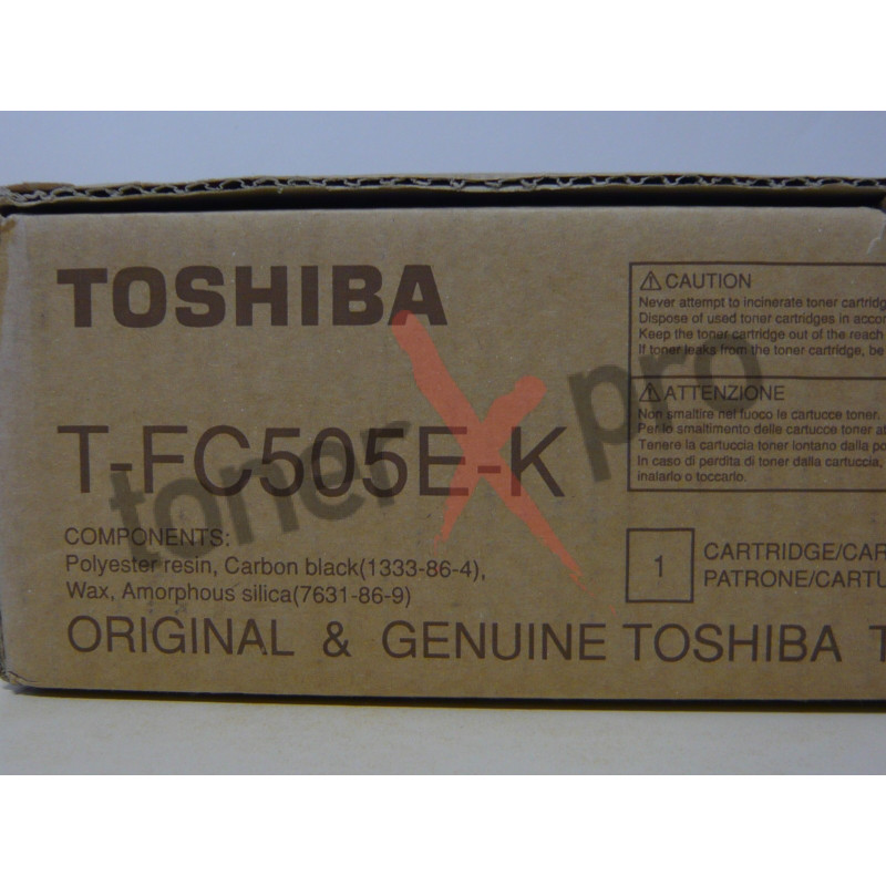TOSHIBA TONER BLACK E STUDIO 3505A ORIGINAL 6AJ00000139 TFC505 TFC505EK