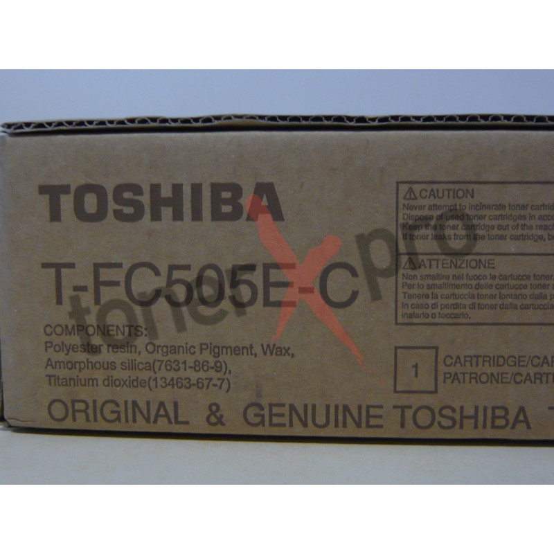 TOSHIBA TONER CYAN E STUDIO 3505A ORIGINAL 6AJ00000135 TFC505 TFC505EC TOSHIBA TONER CYAN E STUDIO 3505A ORIGINAL 6AJ00000135 TFC505 TFC505EC