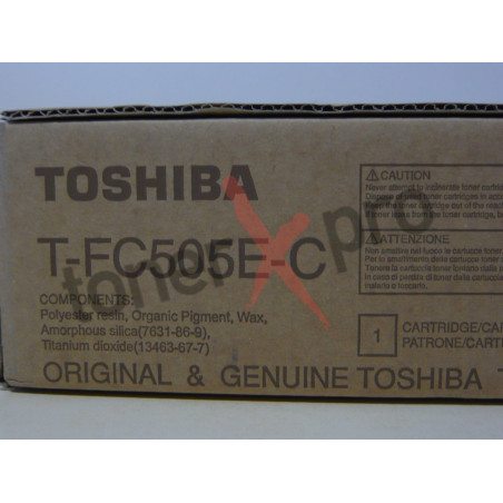 TOSHIBA TONER CYAN E STUDIO 3505A ORIGINAL TFC505 TFC505EC 6AJ00000135