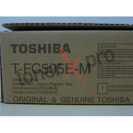 TOSHIBA TONER MAGENTA E STUDIO 3505A ORIGINAL TFC505 TFC505EM 6AJ00000143