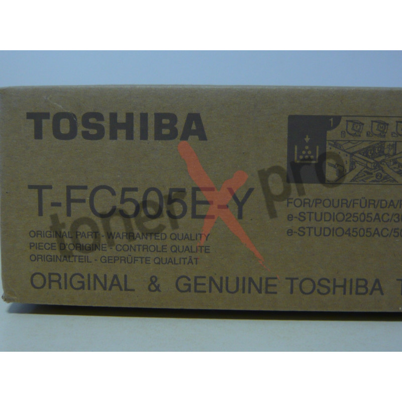 TOSHIBA TONER YELLOW E STUDIO 3505A ORIGINAL 6AJ00000147 TFC505 TFC505EY TOSHIBA TONER YELLOW E STUDIO 3505A ORIGINAL 6AJ00000147 TFC505 TFC505EY
