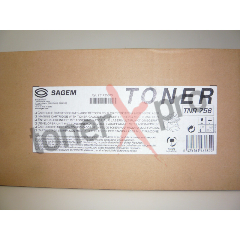 SAGEM TONER MF3525/MF3580/MF3660/CTG-6KC/ TNR756              ORIGINE