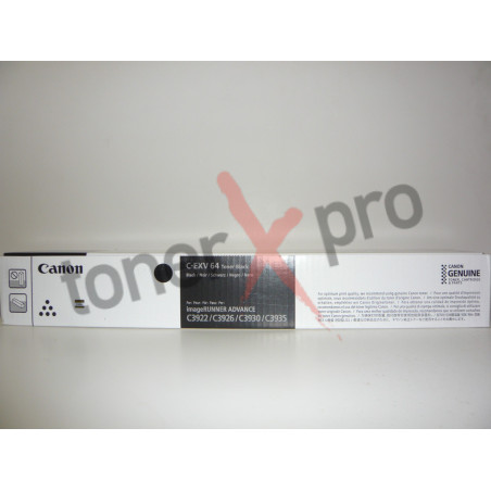 CANON TONER BLACK  IMAGERUNNER ADVANCE DX C3922i ORIGINAL 5753C002 CEXV64