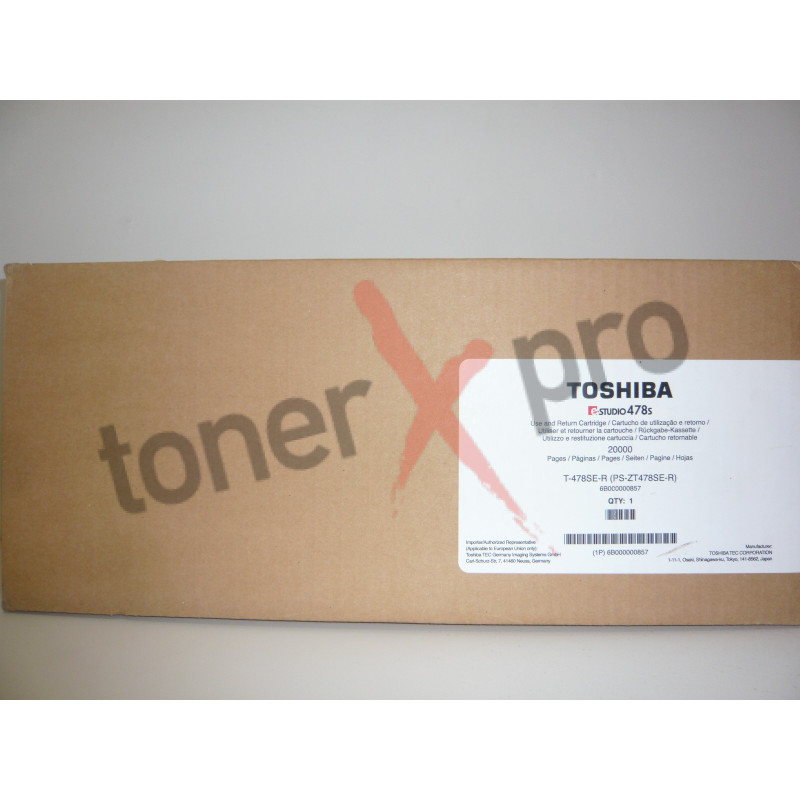 TOSHIBA TONER E STUDIO 478S ORIGINAL 6B000000857 T478SER TOSHIBA TONER E STUDIO 478S ORIGINAL 6B000000857 T478SER