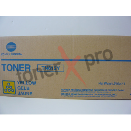 MINOLTA TONER YELLOW BIZHUB C452 ORIGINAL TN613 TN613Y A0TM250