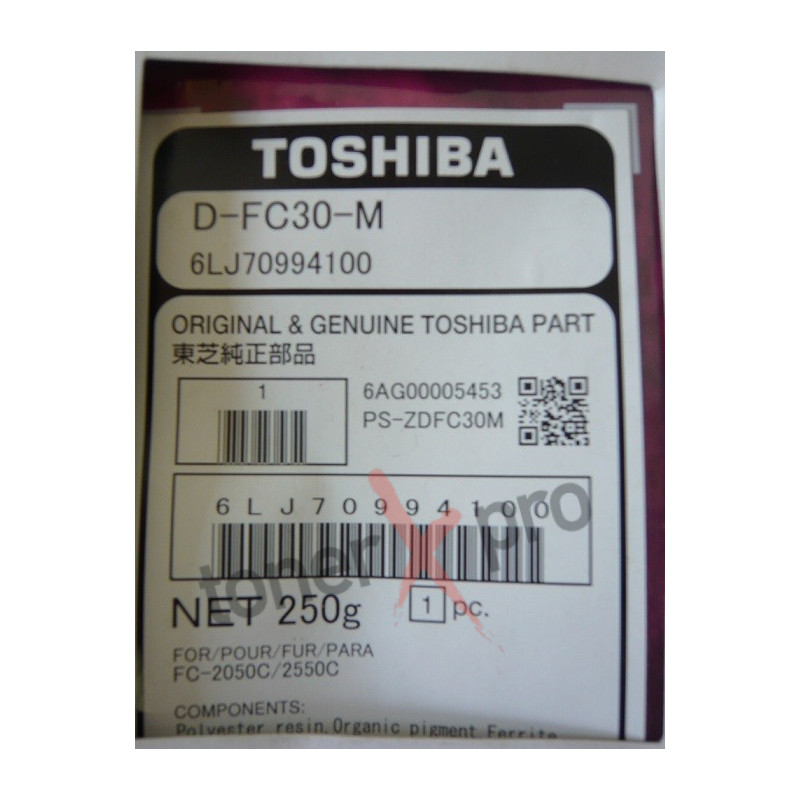TOSHIBA DEVELOPER MAGENTA E STUDIO 2050C ORIGINAL 6LJ70994100 DFC30M