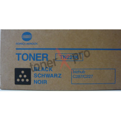 MINOLTA TONER BLACK BIZHUB C227 ORIGINAL TN221K A8K3150