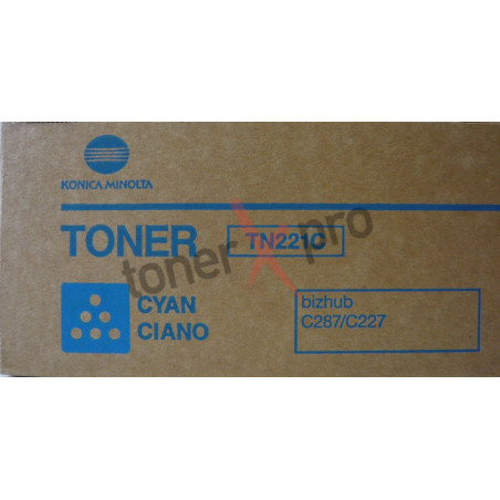 MINOLTA TONER CYAN BIZHUB C227 ORIGINAL TN221C A8K3450