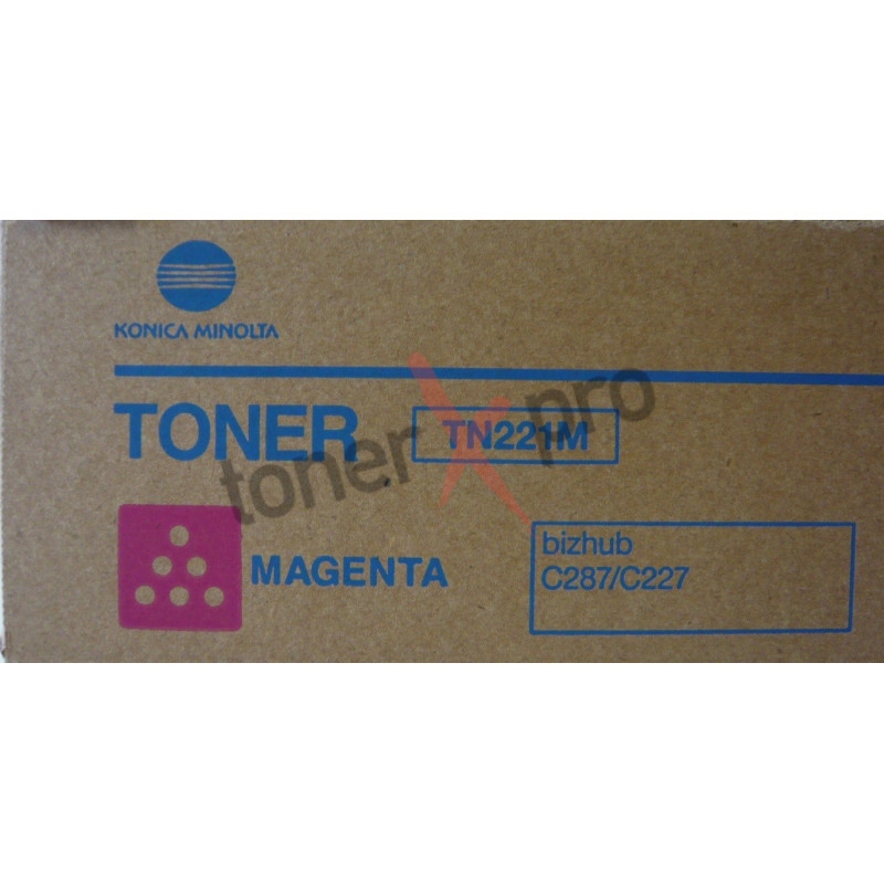 MINOLTA TONER MAGENTA BIZHUB C227 ORIGINAL TN221 TN221M A8K3350 MINOLTA TONER MAGENTA BIZHUB C227 ORIGINAL TN221 TN221M A8K3350