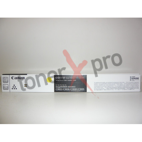 CANON TONER YELLOW IMAGERUNNER ADVANCE DX C3922i ORIGINAL 5756C002 CEXV64