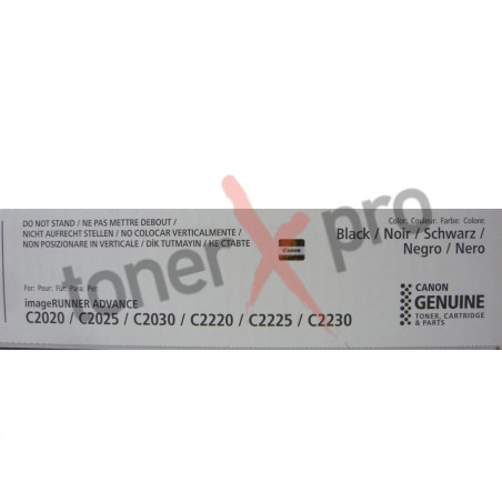 CANON TONER BLACK IMAGERUNNER ADVANCE C2020 ORIGINAL 3782B002 CEXV34