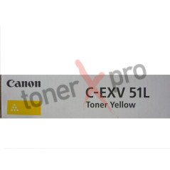 CANON TONER YELLOW IMAGERUNNER ADVANCE C5535 ORIGINAL CEXV51YL