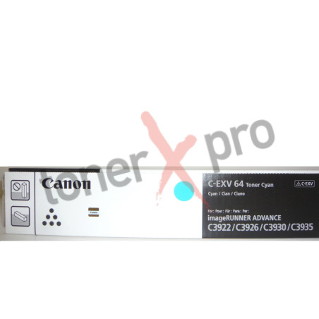 CANON TONER CYAN IMAGERUNNER ADVANCE DX C3922i ORIGINAL 5753C002 CEXV64