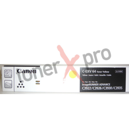 CANON TONER YELLOW IMAGERUNNER ADVANCE DX C3922i ORIGINAL 5756C002 CEXV64