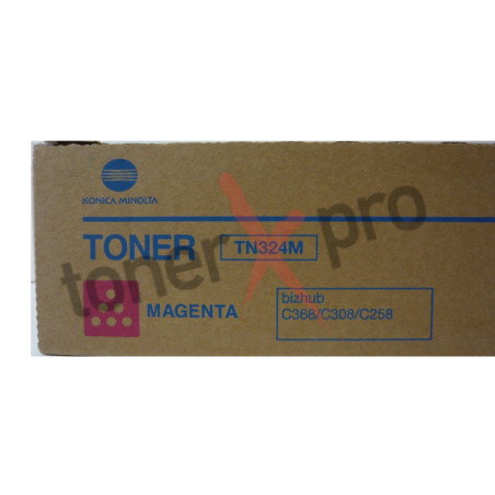 MINOLTA TONER MAGENTA BIZHUB C258 ORIGINAL TN324M