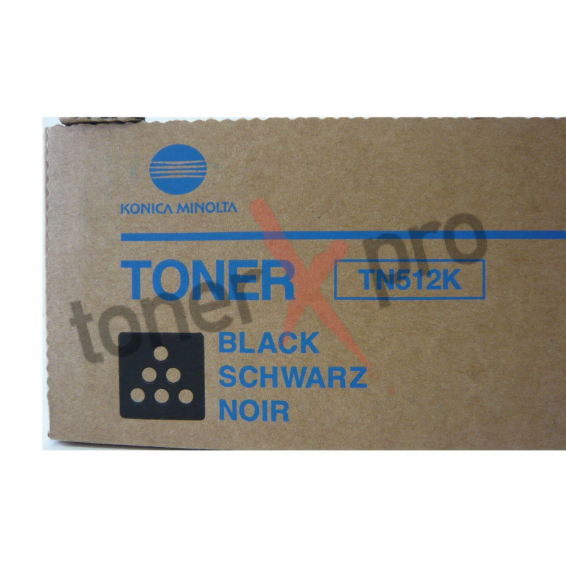 MINOLTA TONER BLACK BIZHUB C454 ORIGINAL TN512 TN512K A33K152