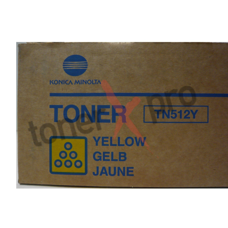 MINOLTA TONER YELLOW BIZHUB C454 ORIGINAL TN512 TN512Y A33K252 MINOLTA TONER YELLOW BIZHUB C454 ORIGINAL TN512 TN512Y A33K252
