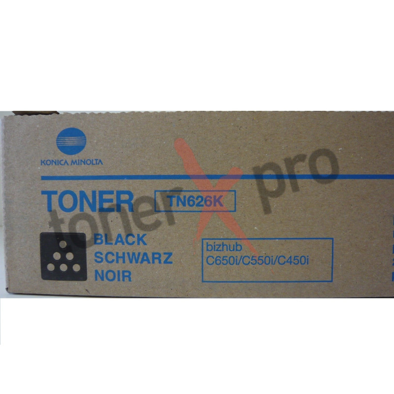 MINOLTA TONER BLACK BIZHUB C450i ORIGINAL TN626 TN626K ACV1150 MINOLTA TONER BLACK BIZHUB C450i ORIGINAL TN626 TN626K ACV1150