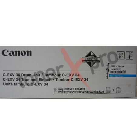 CANON DRUM UNIT CYAN IMAGERUNNER ADVANCE C2020 ORIGINAL CEXV34C