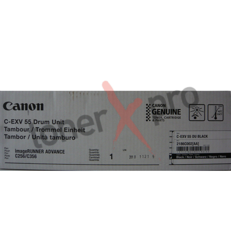 CANON DRUM UNIT BLACK IMAGERUNNER ADVANCE C256 ORIGINAL 2186C002 CEXV55