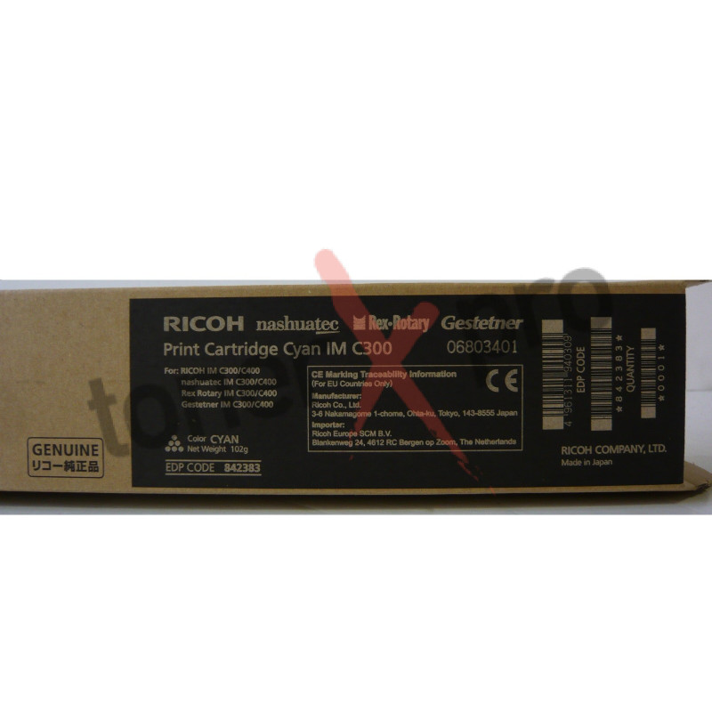 RICOH TONER CYAN IMC300 ORIGINAL 842383 842602 IM C300 RICOH TONER CYAN IMC300 ORIGINAL 842383 842602 IM C300